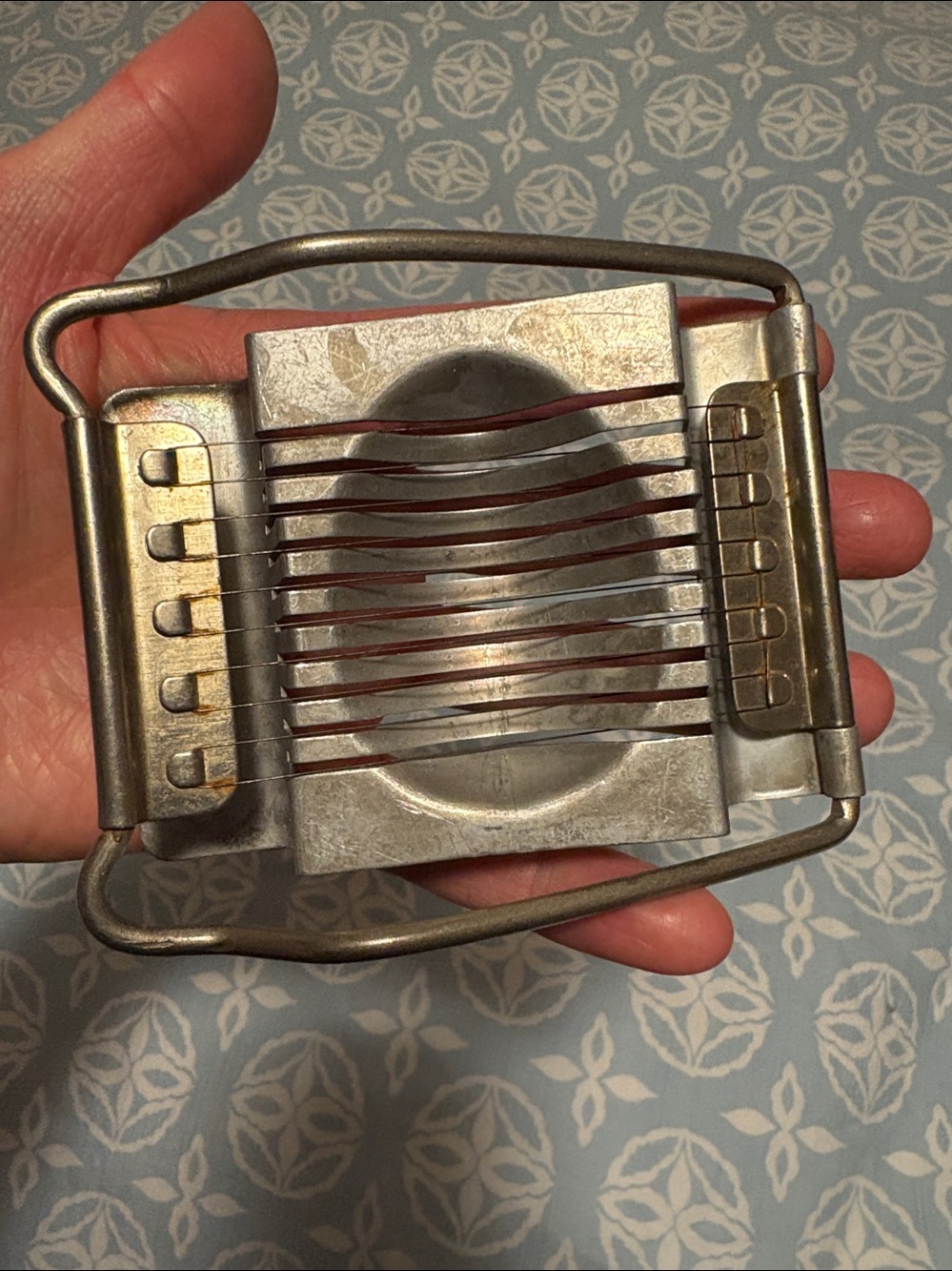 Vintage Metal Egg Slicer -